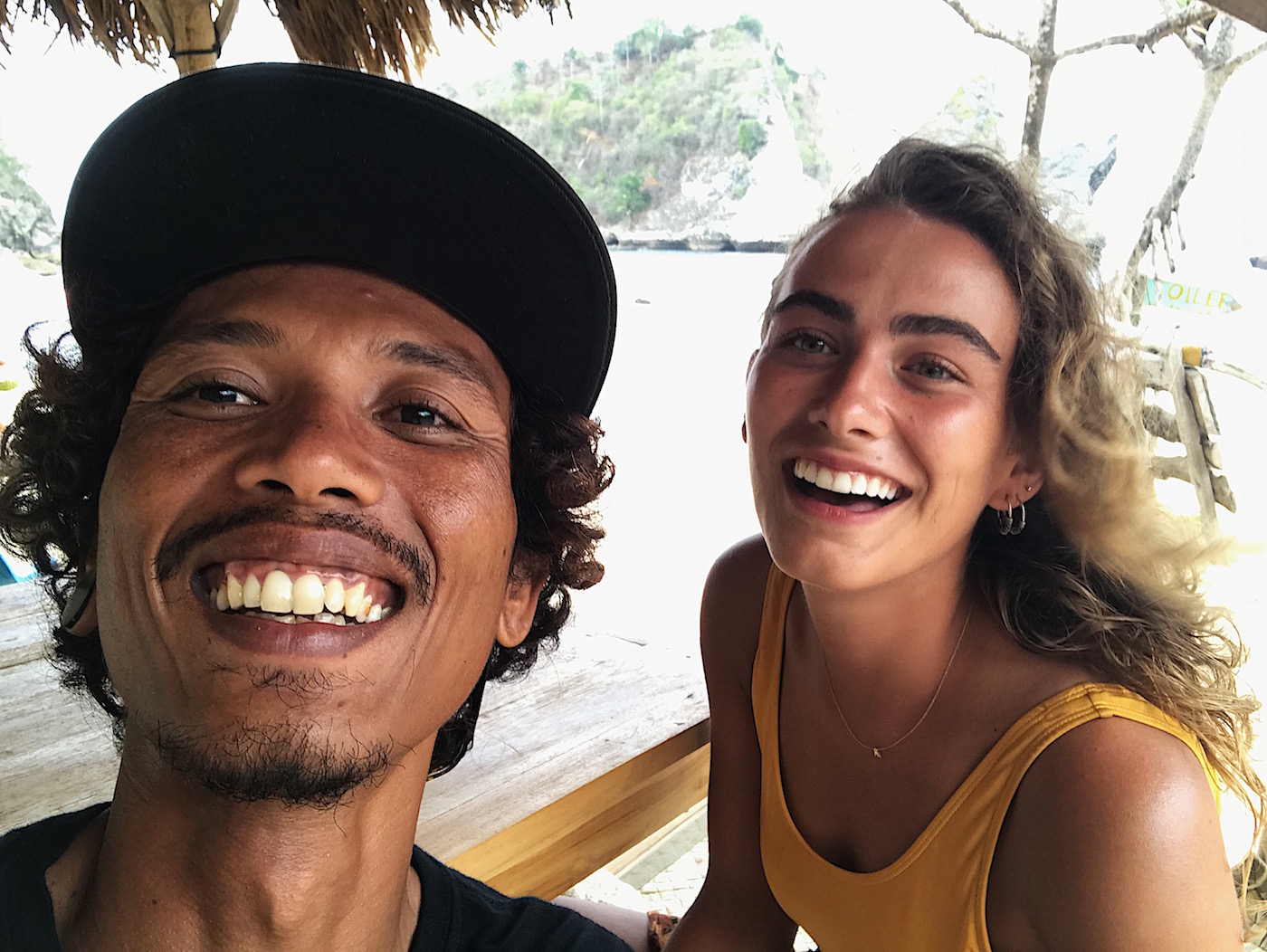 Putu en Kristie Indonesie Nusa Penida.