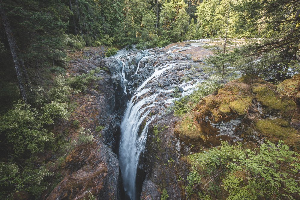 Rondreis Vancouver Island waterval