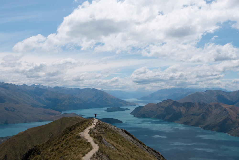 Roys Peak Wandeling viewpoint nieuw zeeland