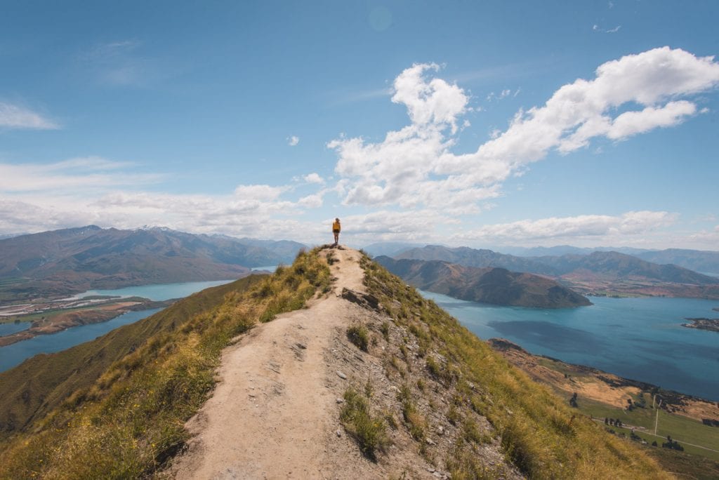 Roys peak wandeling in nieuw zeeland zuidereiland