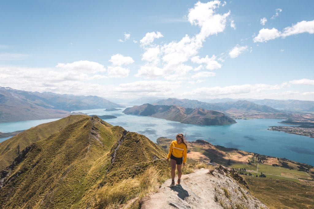 Roys peak wandeling zuidereiland viewpoint top