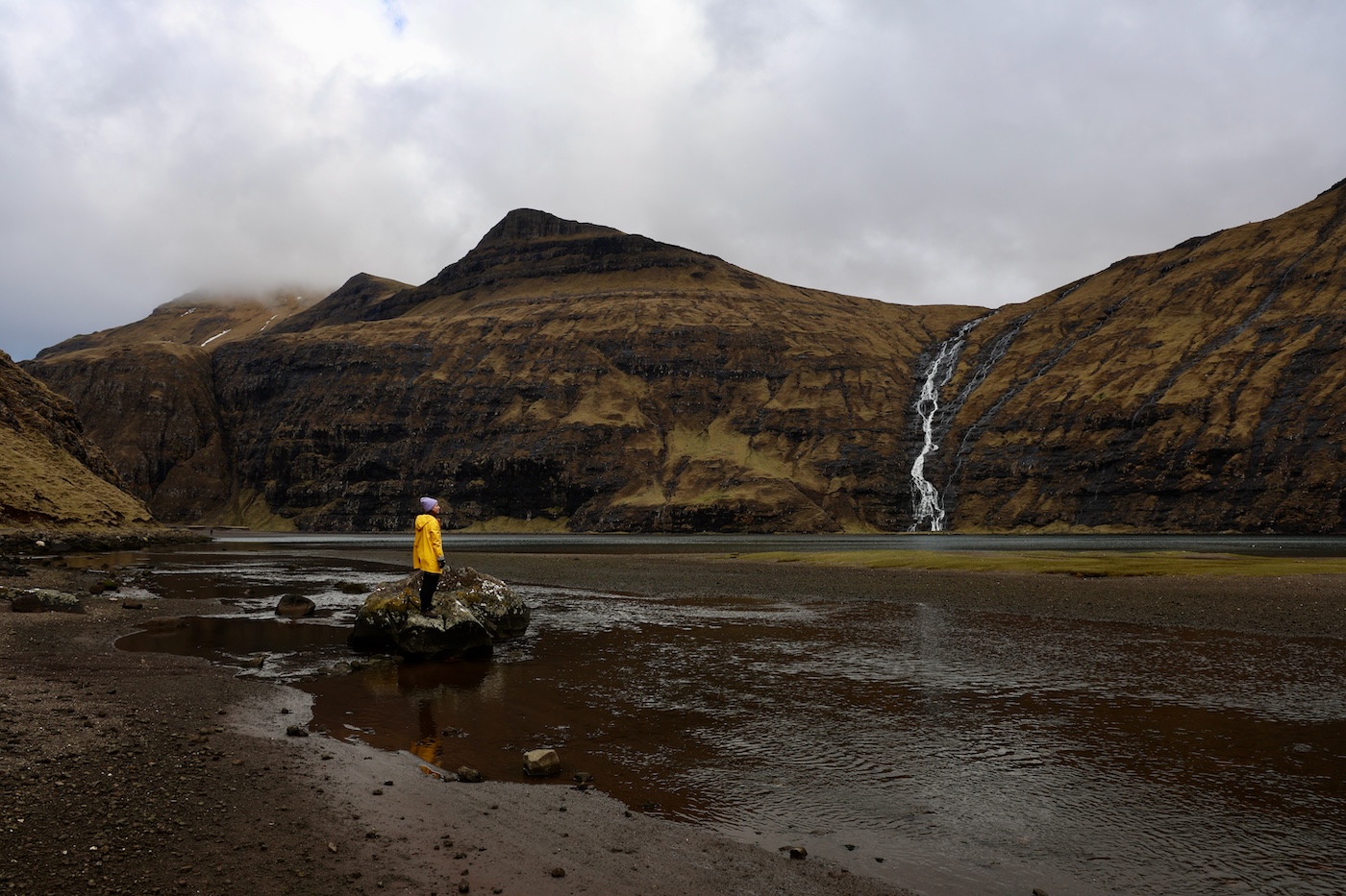 Saksun landschap