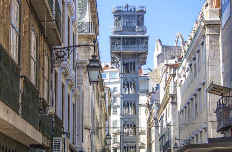 Santa Justa-lift lissabon