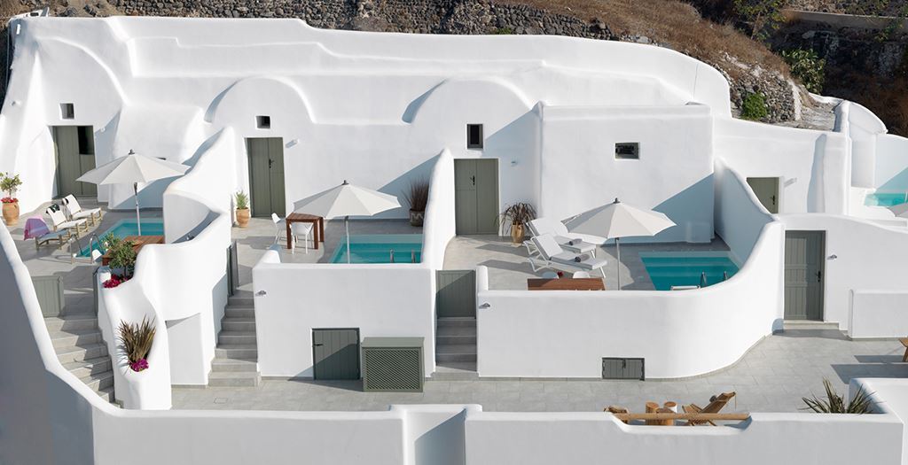 Santorini bijzondere bb aan zee