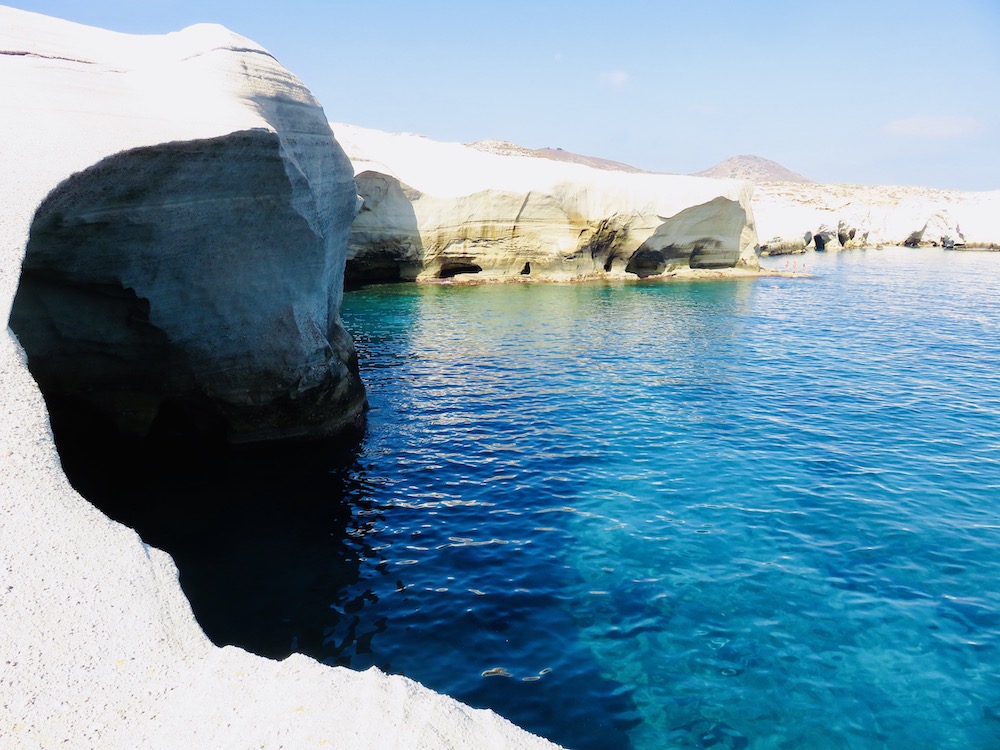 Sarakiniko Milos, Cycladen