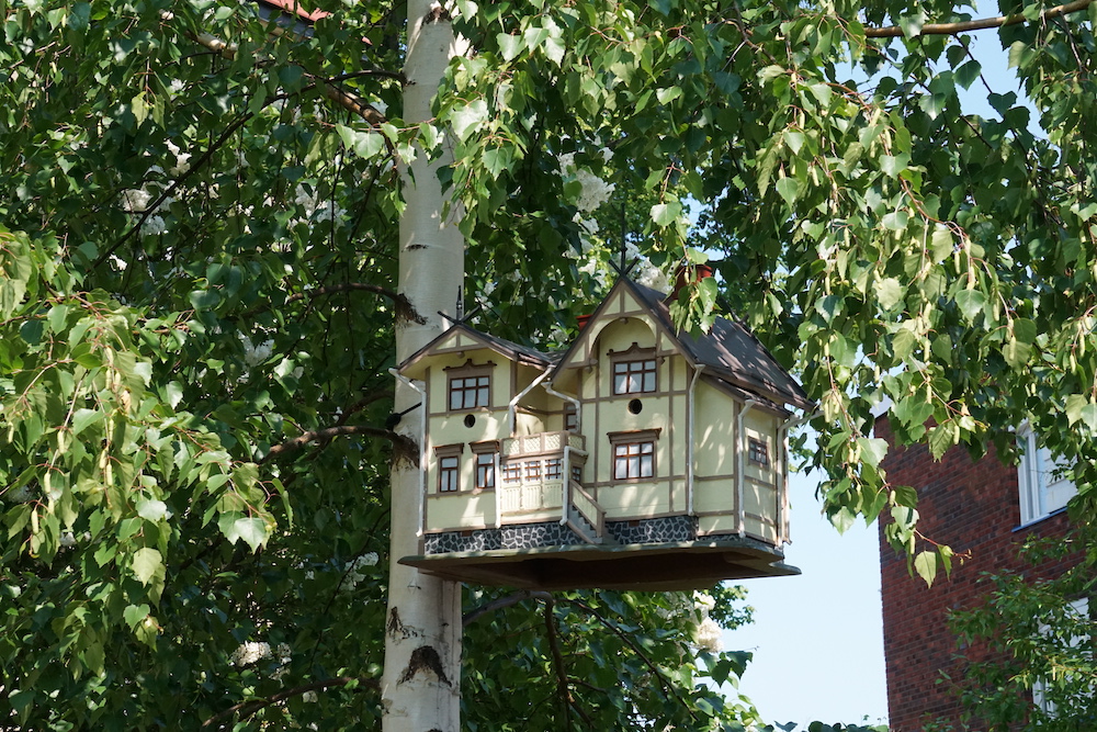 zuid finland bezienswaardigheden Savonlinna vogelhuisjes