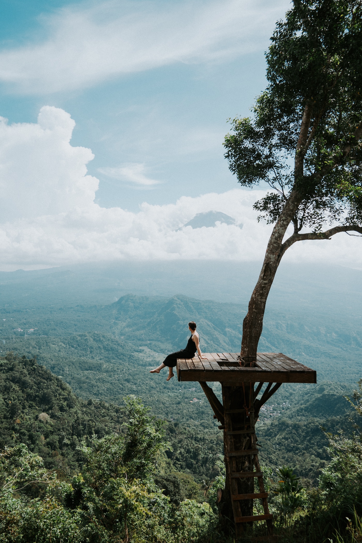 Sidemen, uitkijkpunten Mount Agung