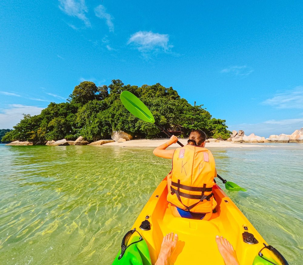 Snorkelen Giam Island kano