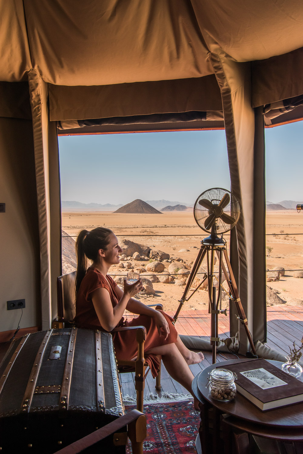 Sonop tent namibie bijzonder overnachten