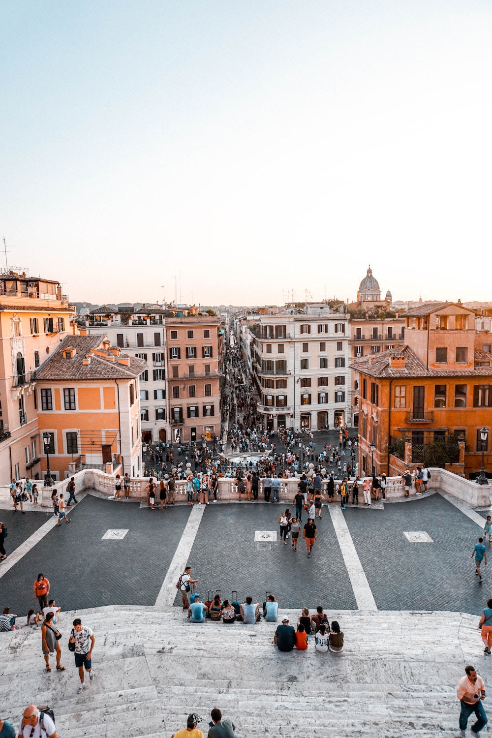 Spaanse trappen in Rome