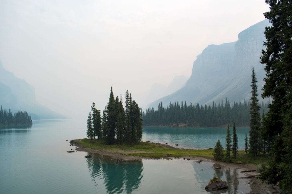 Spirit Island Jasper National Park Canada