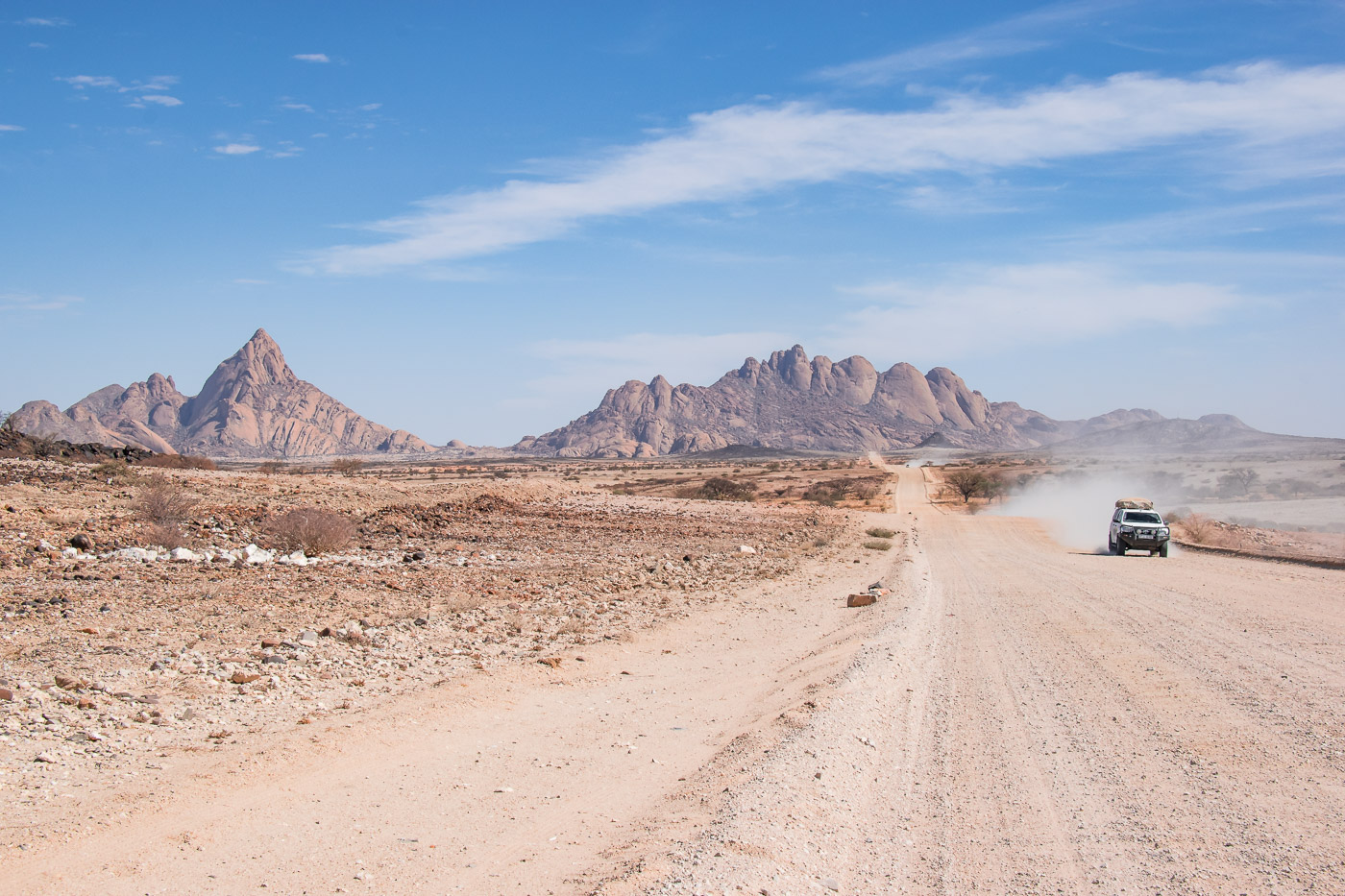 Spitzkoppe Rondreis Namibie weg