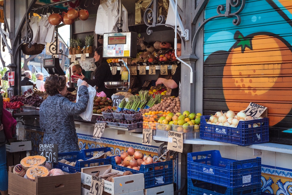 Stedentrip Europa, Valencia markt