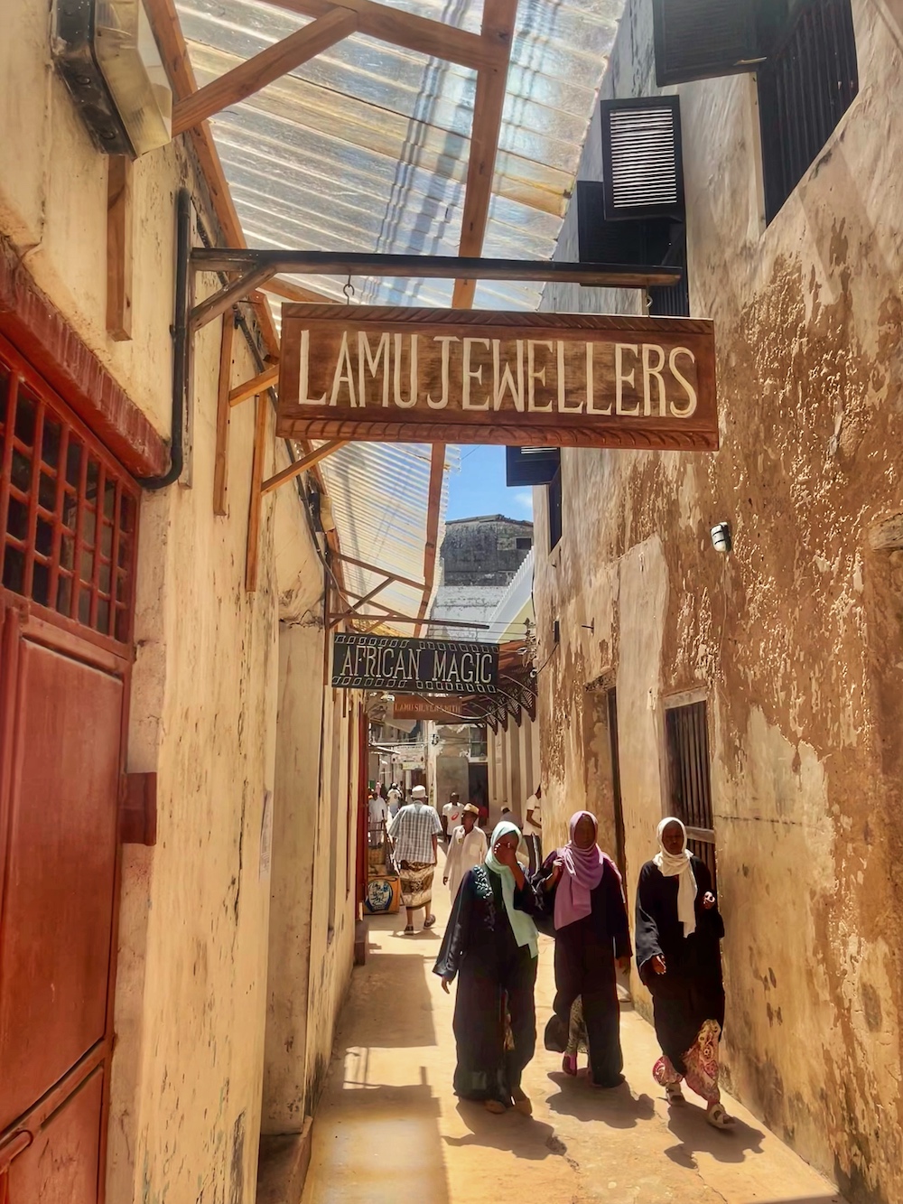 Straat Lamu Island Old Town