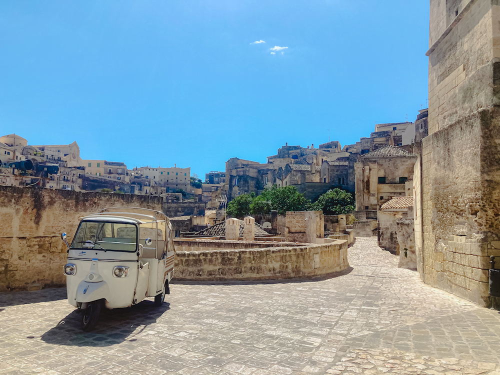 Straatbeeld Matera