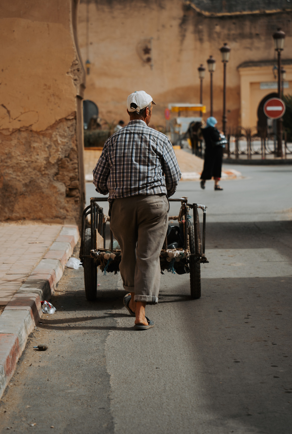 Straatbeeld van Fez