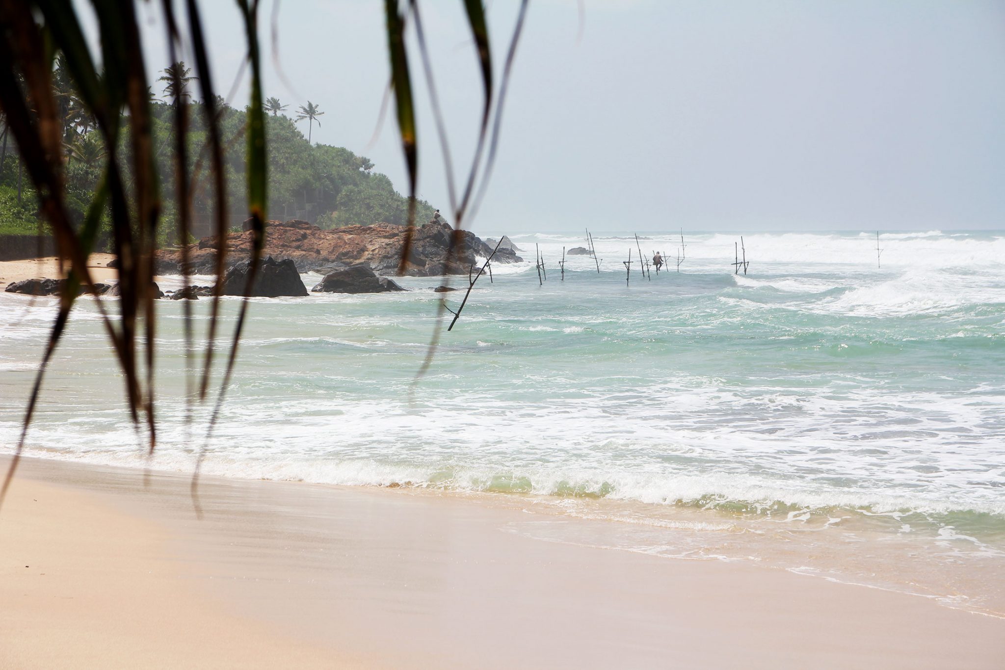 Strand in weligama vissers