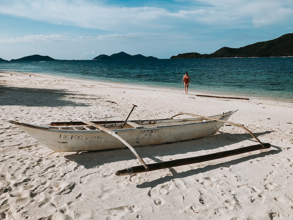 Stranden op Palawan