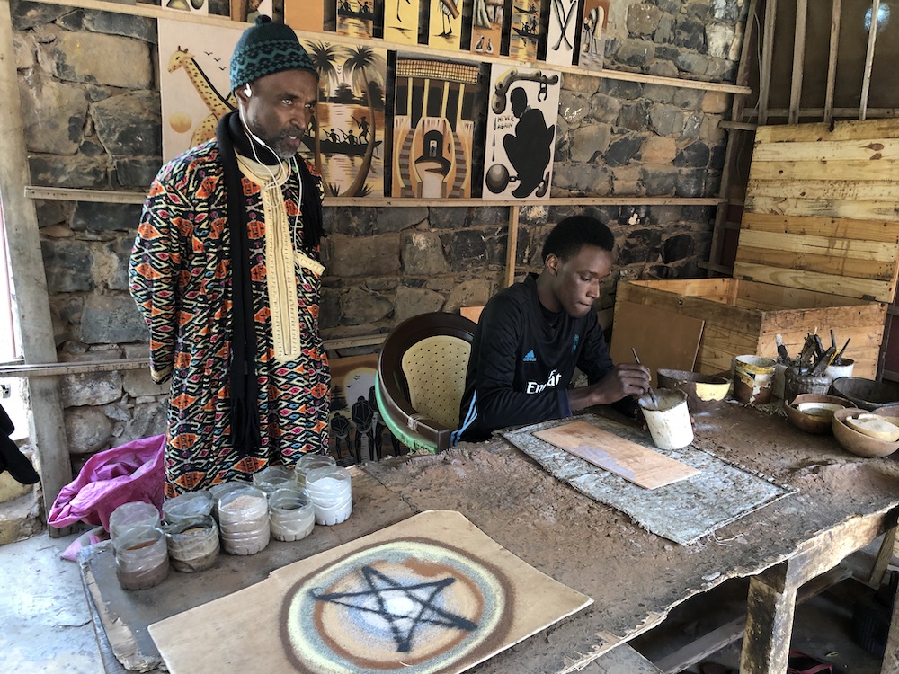 Tableaux de Sable in Gorée