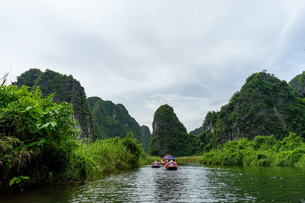 Tam Coc boottocht, Ninh Binh