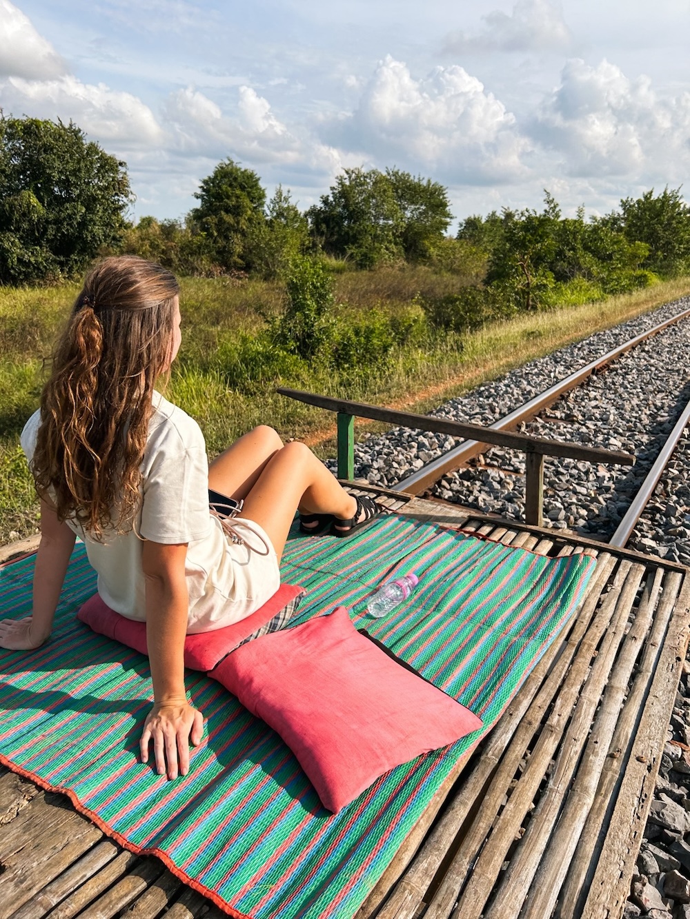 Tamar op de bamboetrein