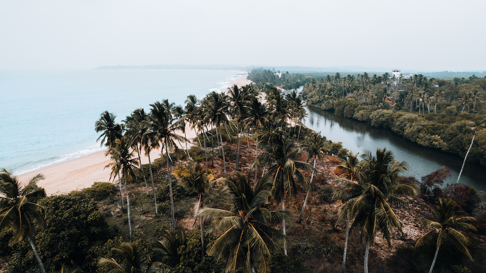 Tangalle, stranden Sri Lanka