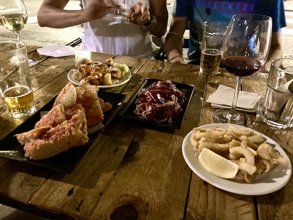 Tapas eten in Barcelona