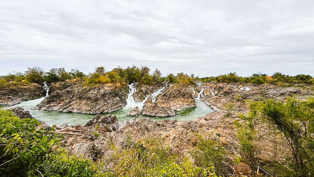 Tat Somphamit watervallen Laos