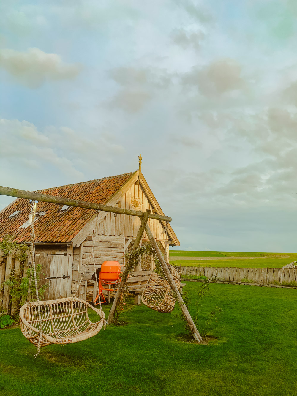 Texel OpOost tuin lodge