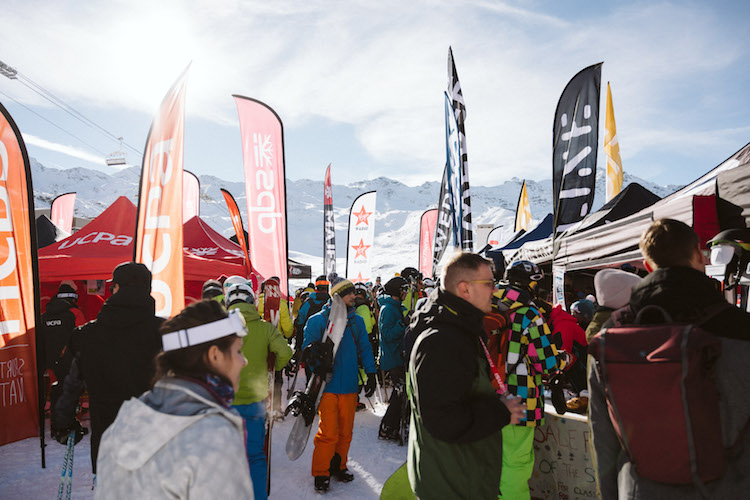 Tijdens de opening kick off van val thorens