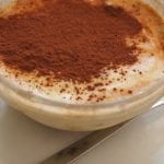 Tiramisu eten in Rome