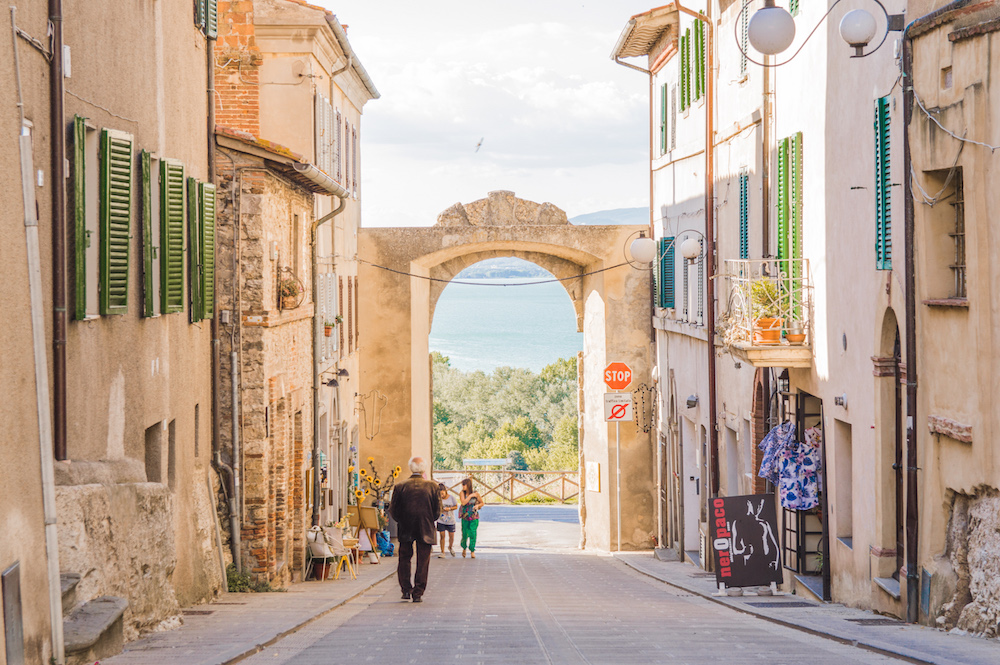 Trasimeno in Umbrie onbekend italie