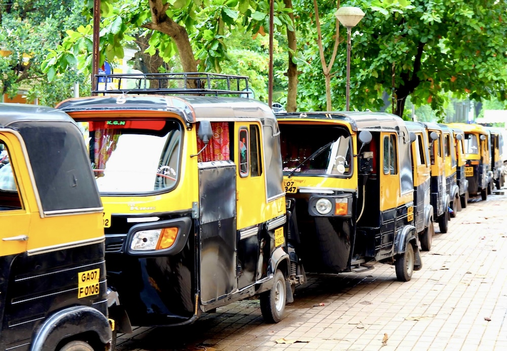 Tuktuks in India