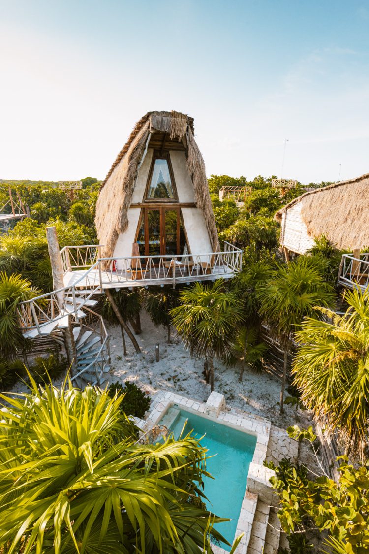 Tulum ikal boomhut mexico