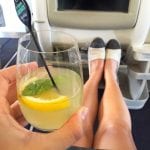 Turkish Airlines welkomstdrankje