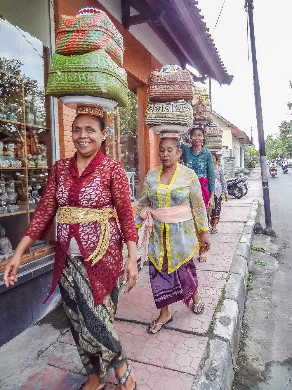 Ubud bali straatleven