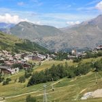 Uitzicht franse alpen