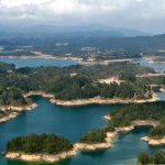 Uitzicht Guatape colombia