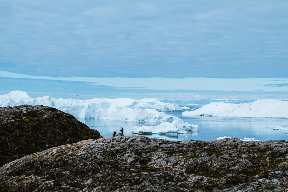 Uitzicht Ilulissat Icefjord Sermermiut, Blue trail