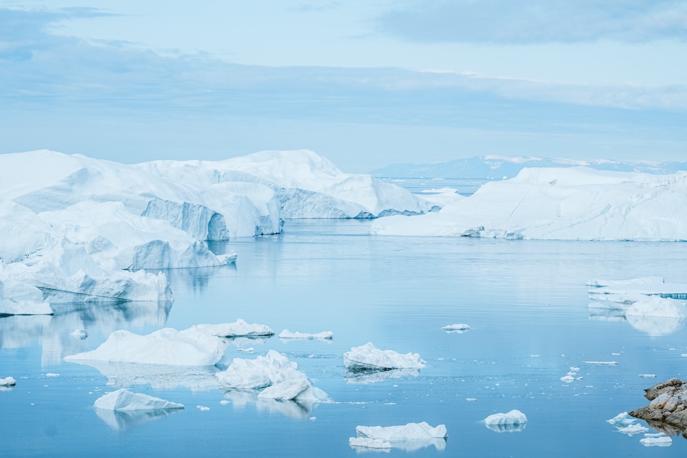 Uitzicht Ilulissat Icefjord Sermermiut