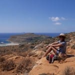 Uitzicht balos beach kreta