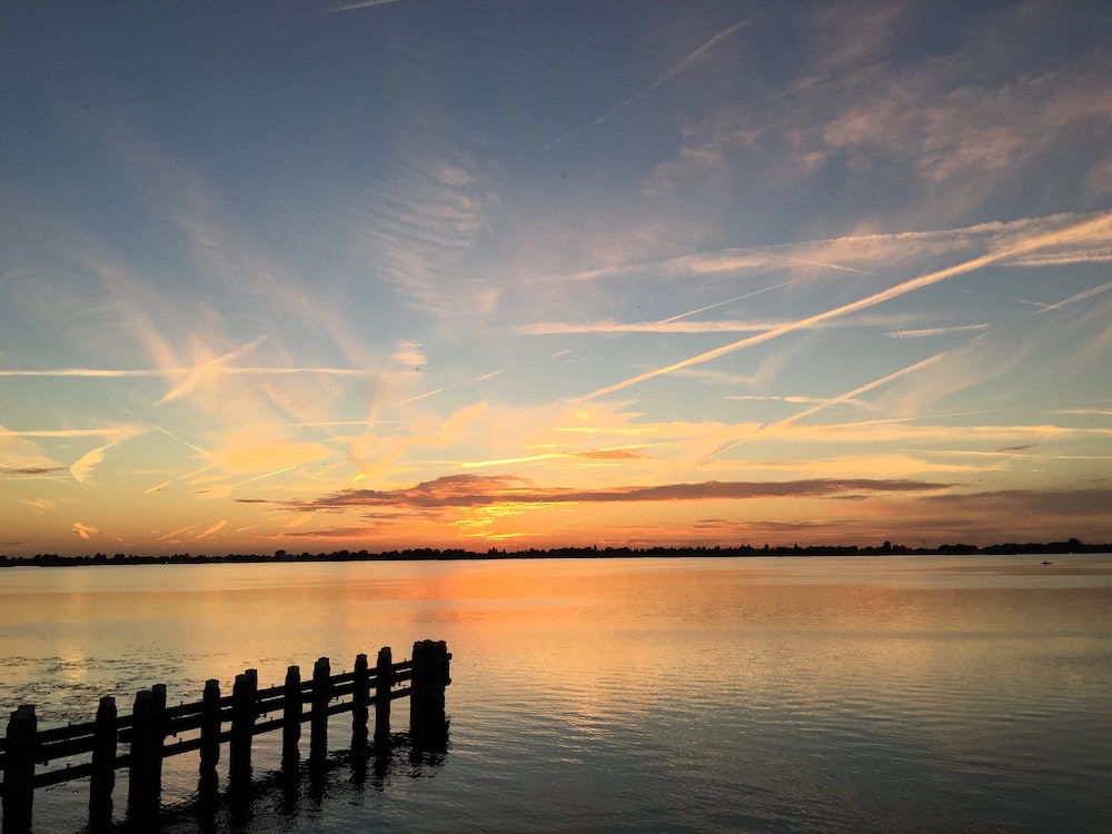 Uitzicht op Vinkeveense plassen