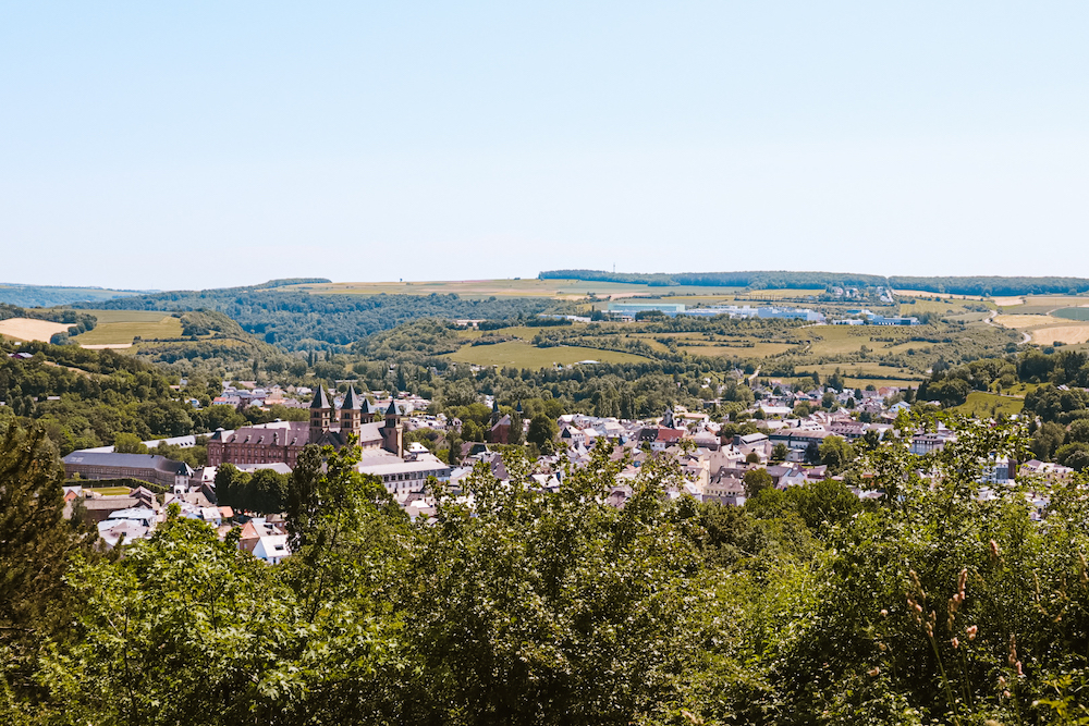 Uitzicht tijden de Mullerthal Trail