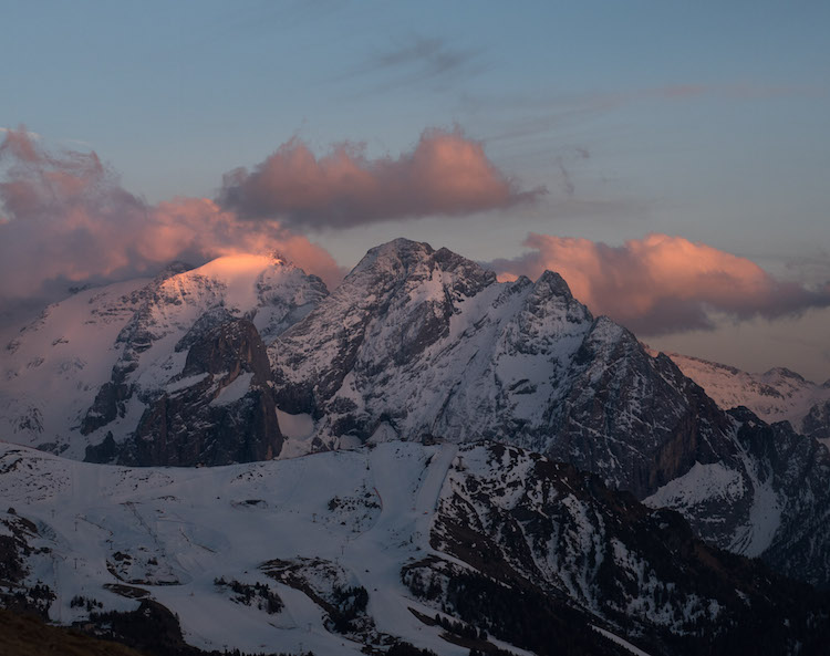 Val Gardena zonsondergang Dolomieten 12