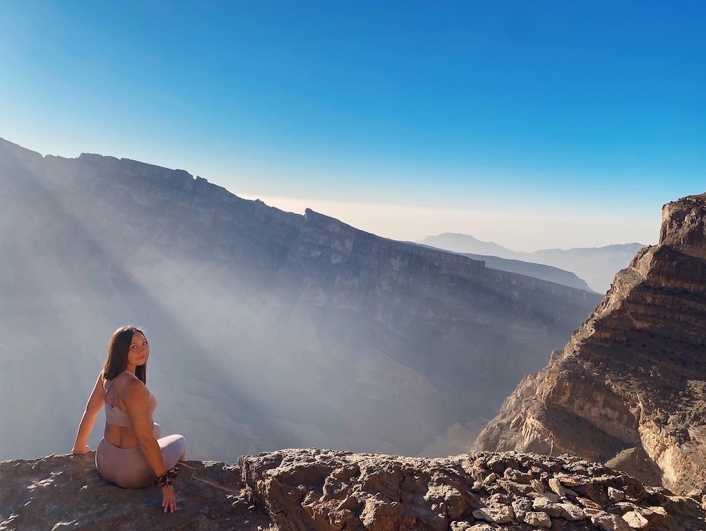 View over de Balcony Walk Jebel Shams