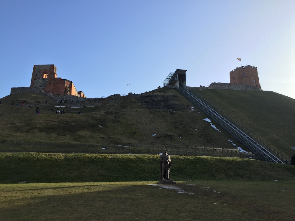 Vilnius bezienswaardigheden Gediminas Hill