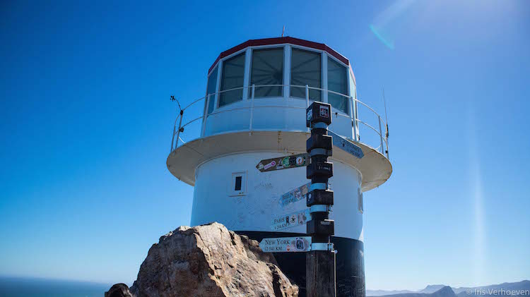 Vuurtoren kaapstad kaap de goede hoop