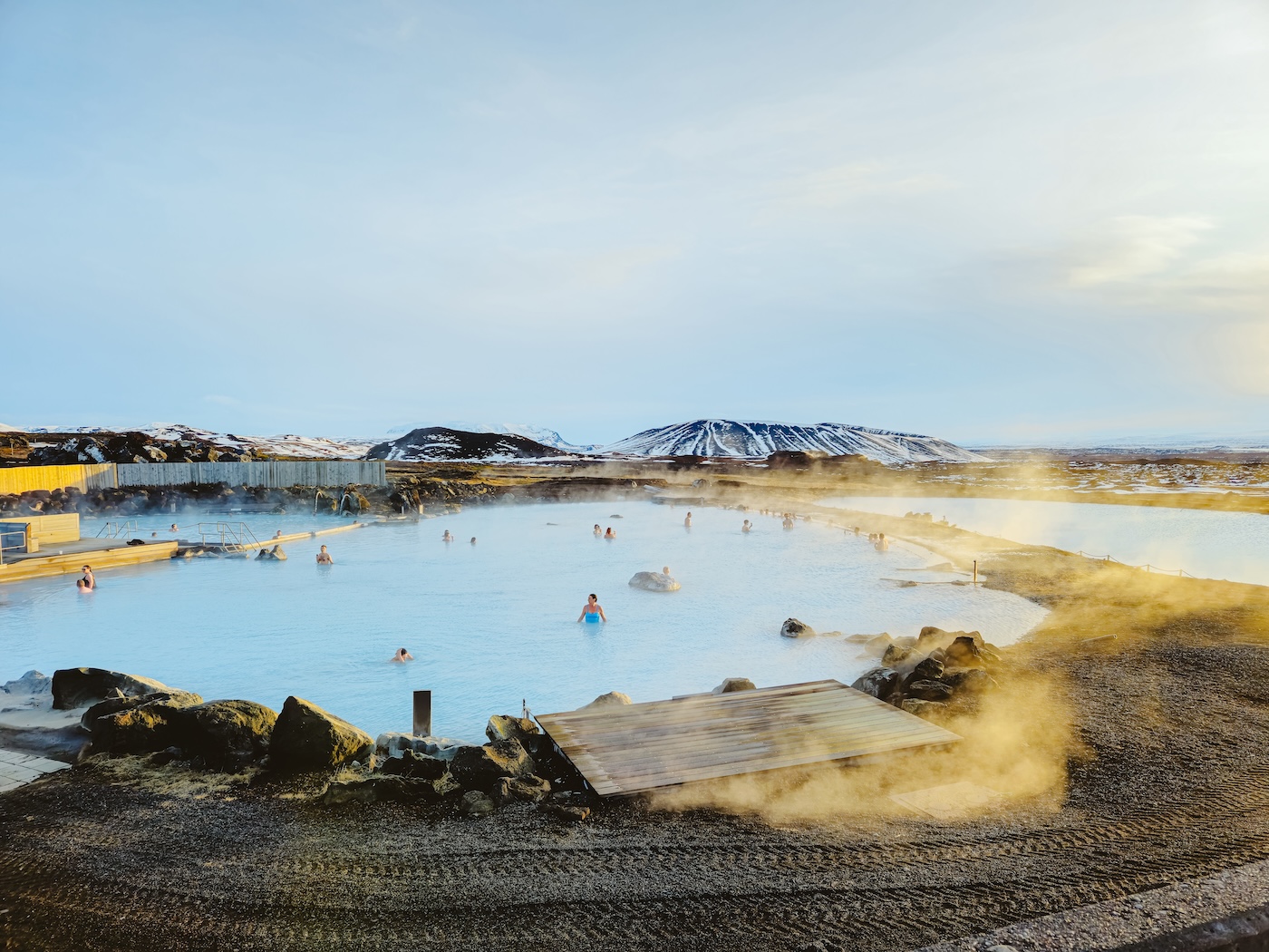 Waarom IJsland winter, Myvatn nature baths