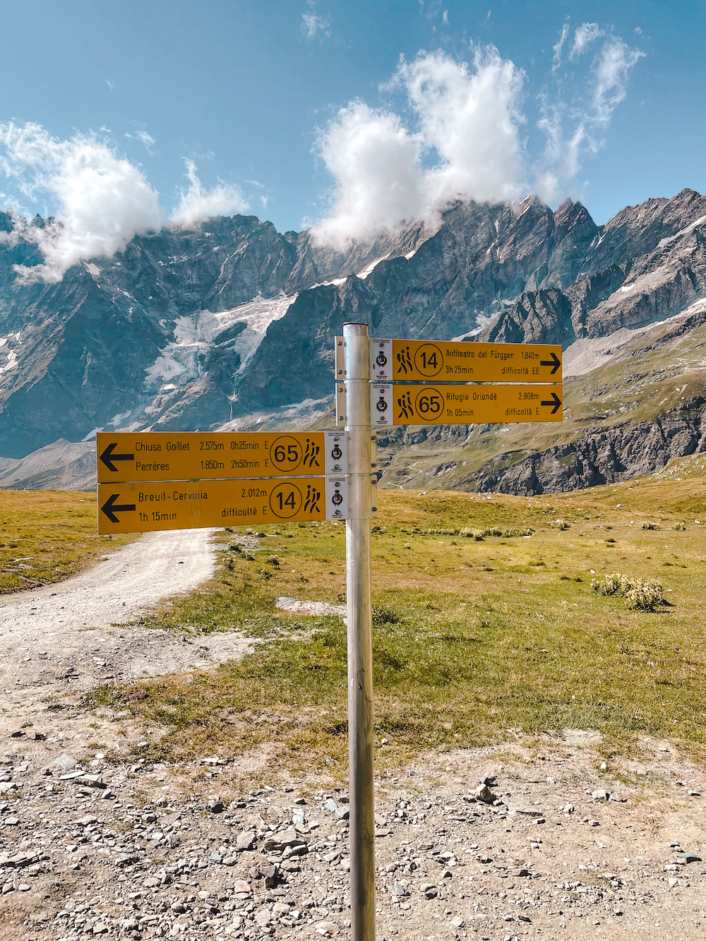 Wandelen in Breuil-Cervinia