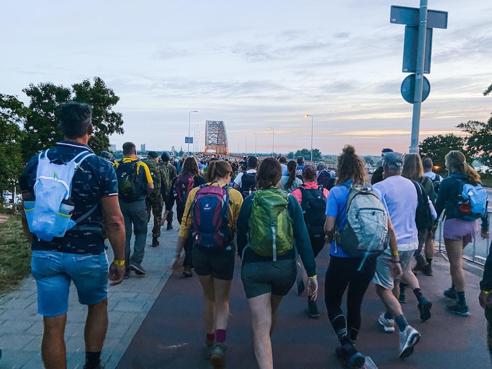 Wandelen tijdens de 4Daagse